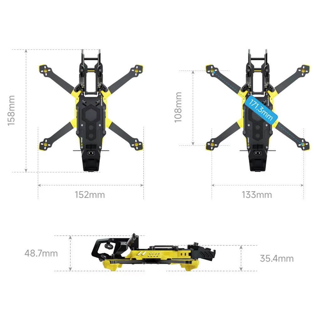 SpeedyBee Master 3X Modular 3- - Drone Kit With Camera review and price